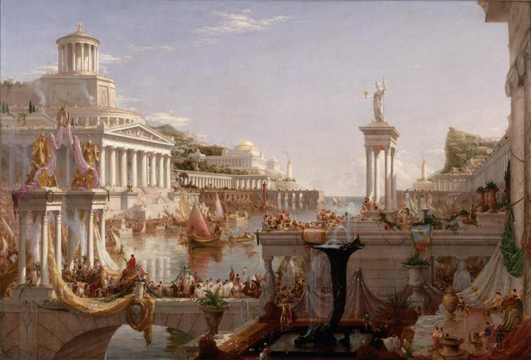 Thomas Cole The Course of Empire: The Consummation of Empire (mk13) Sweden oil painting art